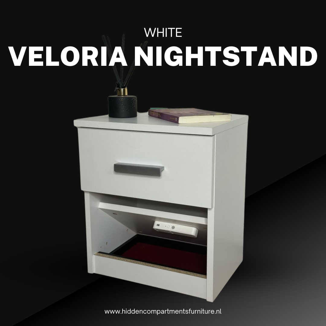 Veloria Nightstand White