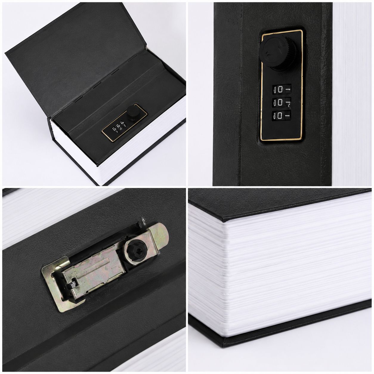 The Hidden Chapter boekkluis geopend met zichtbaar combinatieslot